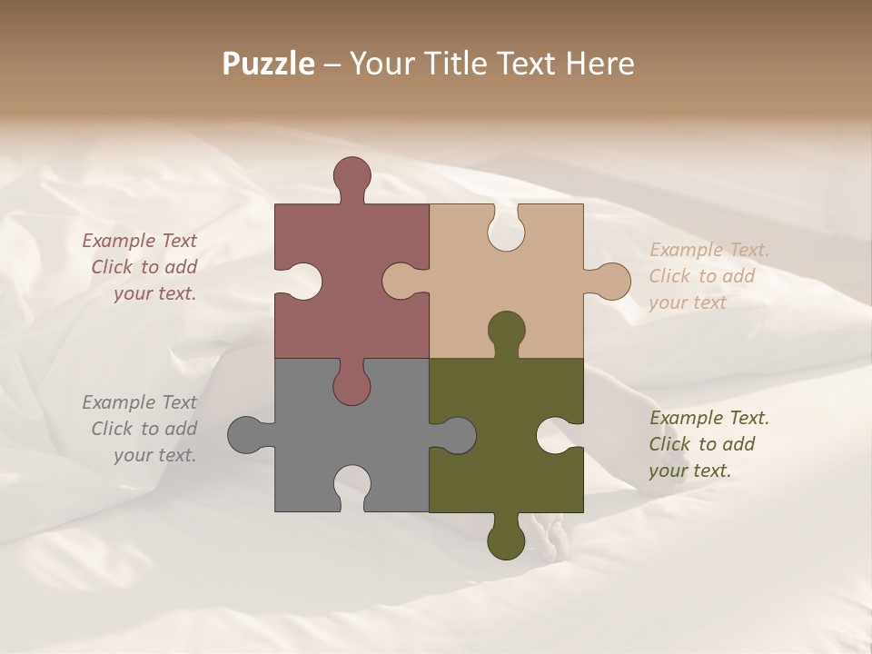 Sex Sleeping Room PowerPoint Template