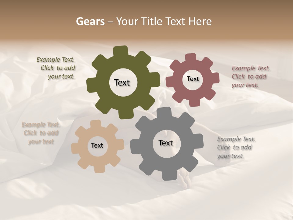 Sex Sleeping Room PowerPoint Template