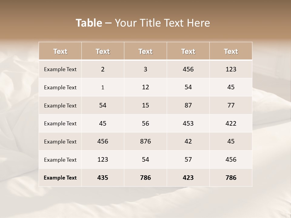 Sex Sleeping Room PowerPoint Template