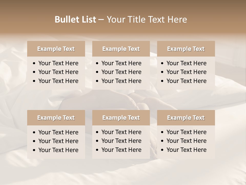 Sex Sleeping Room PowerPoint Template