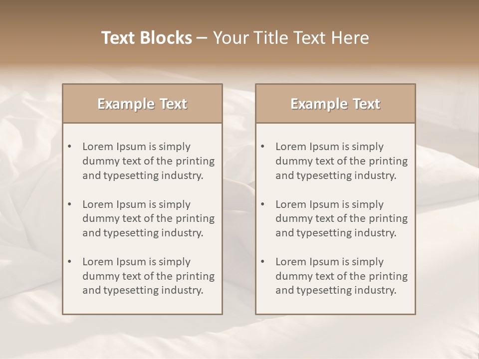 Sex Sleeping Room PowerPoint Template