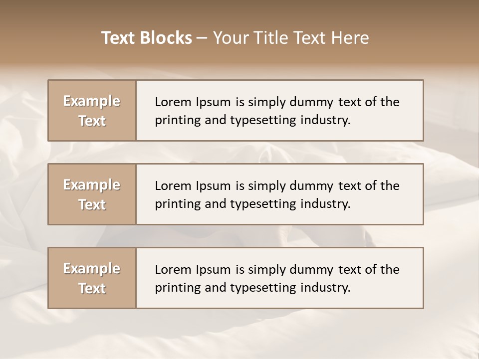 Sex Sleeping Room PowerPoint Template
