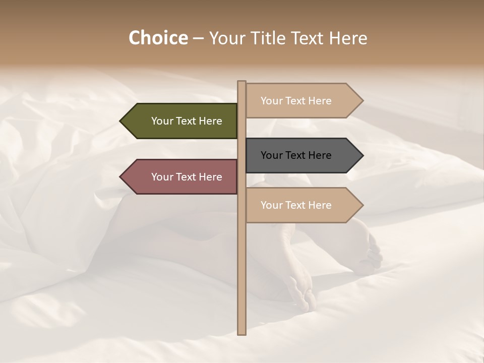 Sex Sleeping Room PowerPoint Template