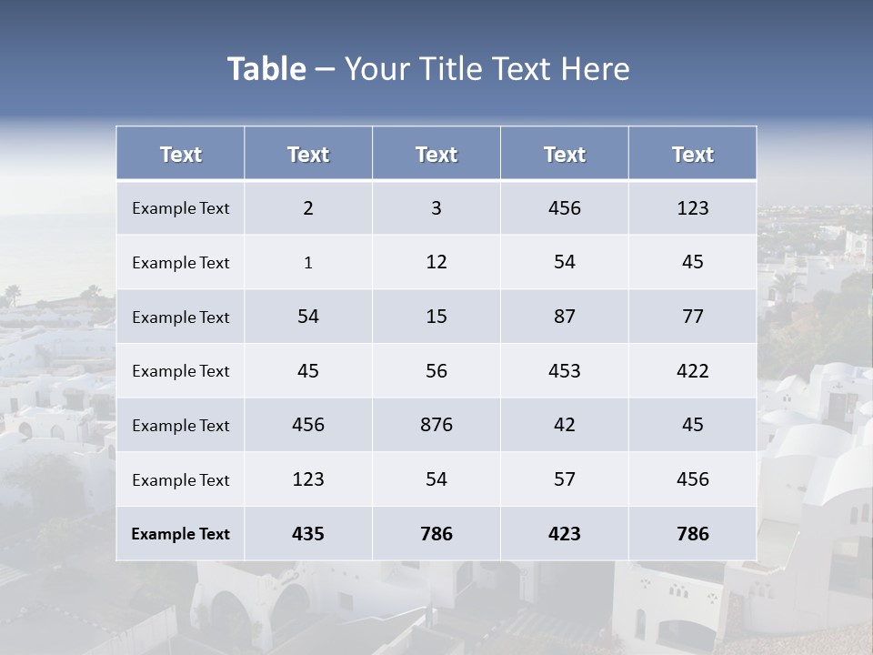 Palm Lake East PowerPoint Template