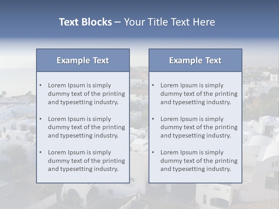 Palm Lake East PowerPoint Template