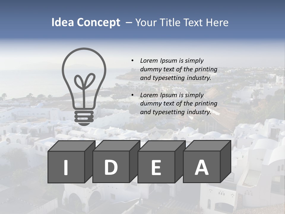 Palm Lake East PowerPoint Template