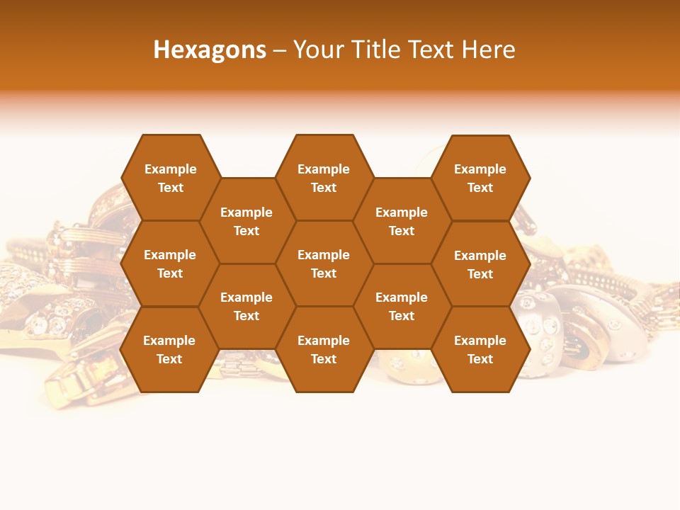 Pendant Metal Bijouterie PowerPoint Template