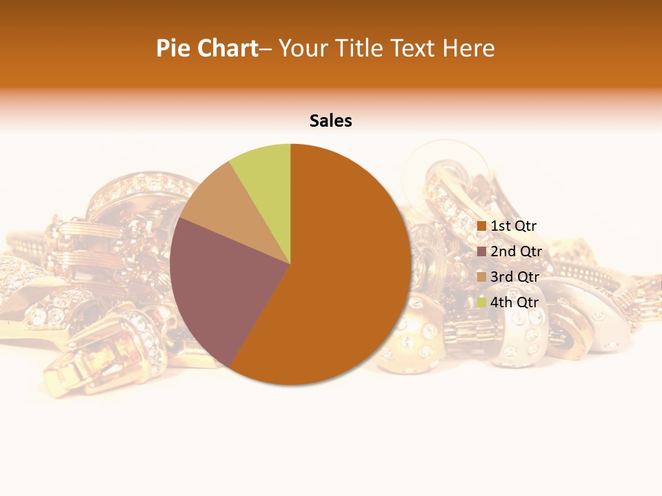 Pendant Metal Bijouterie PowerPoint Template