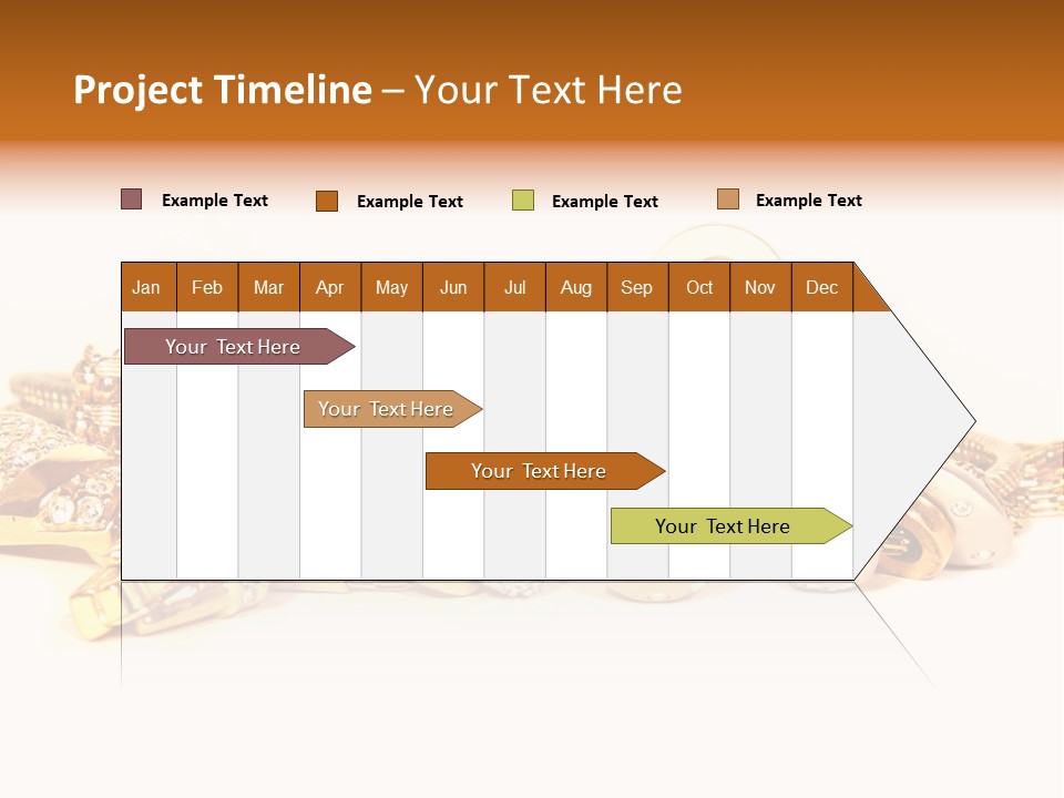 Pendant Metal Bijouterie PowerPoint Template