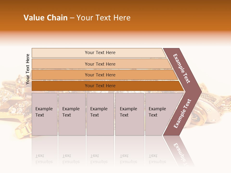 Pendant Metal Bijouterie PowerPoint Template