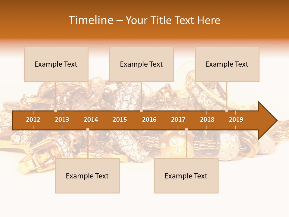 Pendant Metal Bijouterie PowerPoint Template
