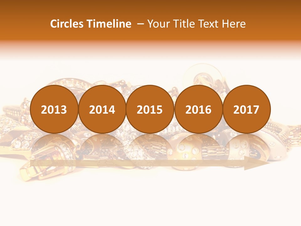 Pendant Metal Bijouterie PowerPoint Template