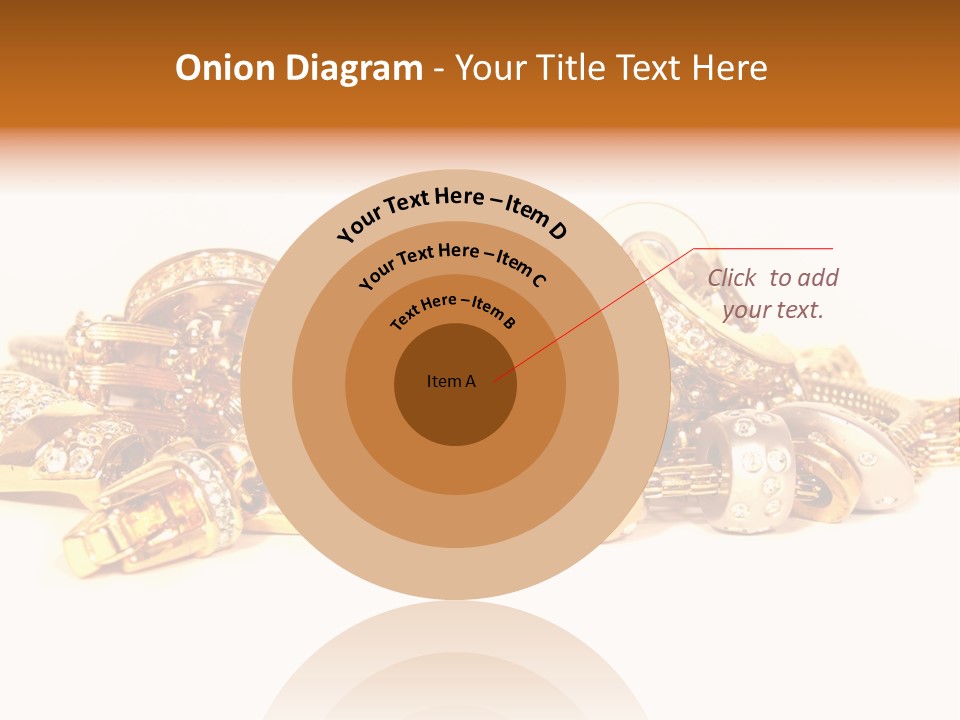 Pendant Metal Bijouterie PowerPoint Template