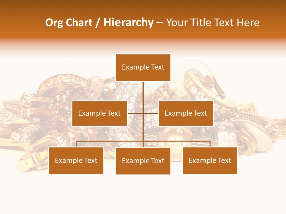 Pendant Metal Bijouterie PowerPoint Template