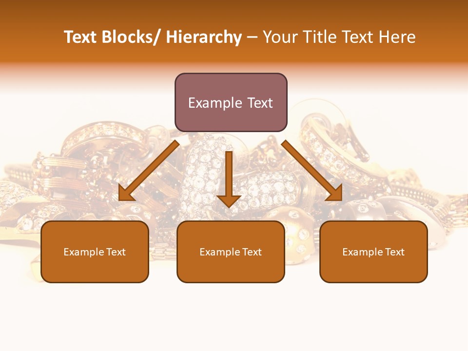 Pendant Metal Bijouterie PowerPoint Template