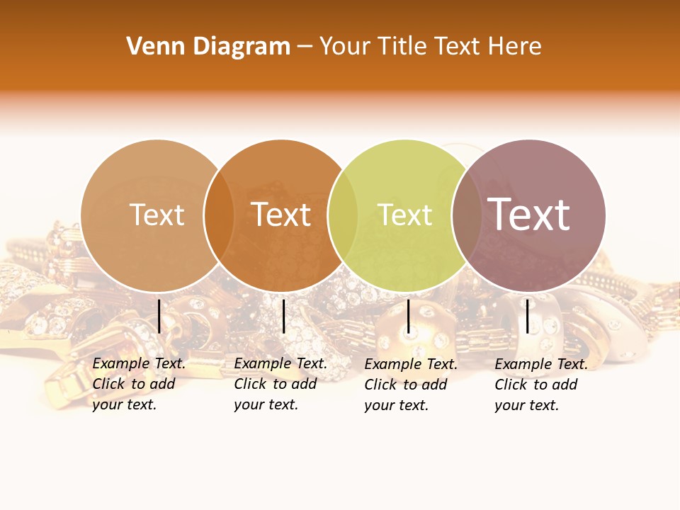 Pendant Metal Bijouterie PowerPoint Template