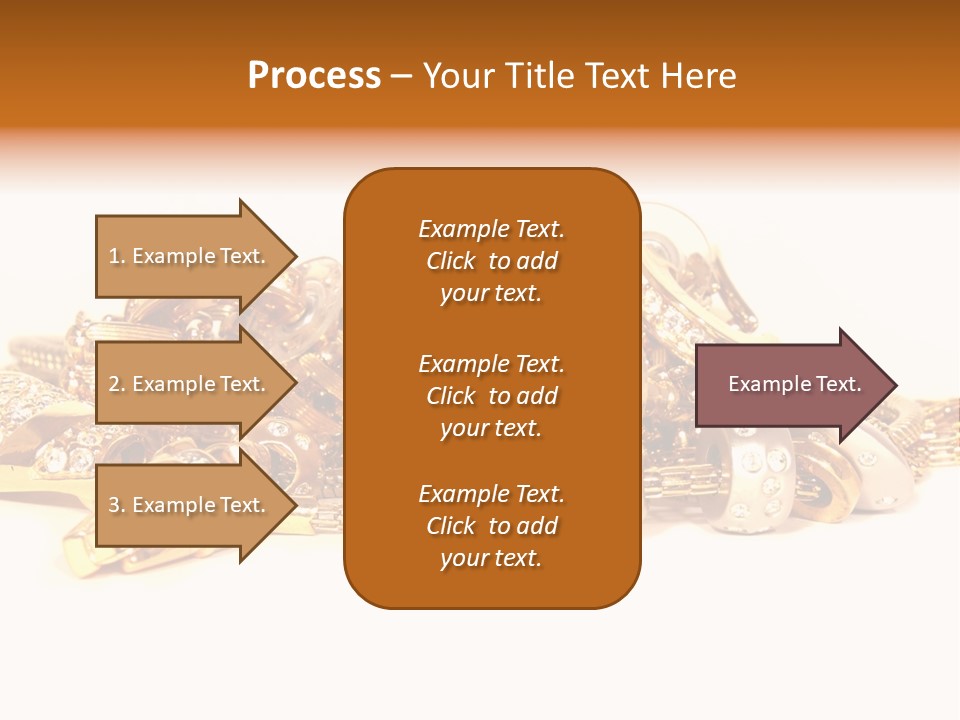 Pendant Metal Bijouterie PowerPoint Template