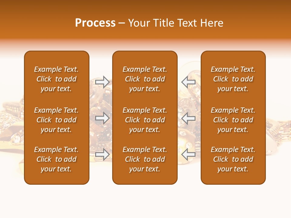Pendant Metal Bijouterie PowerPoint Template