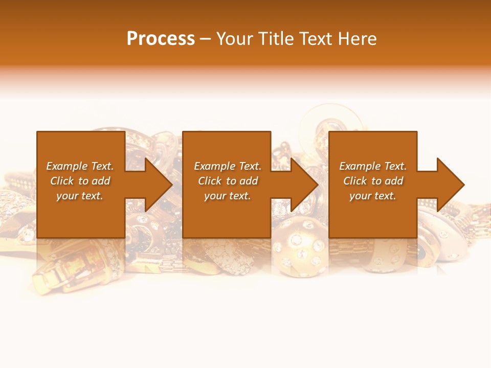 Pendant Metal Bijouterie PowerPoint Template
