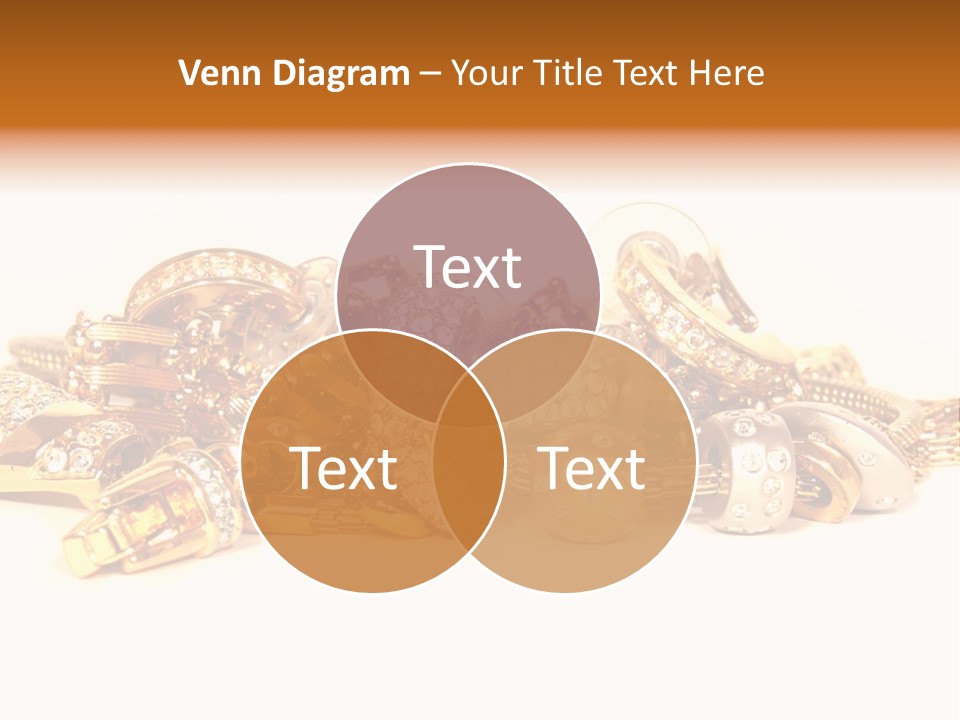 Pendant Metal Bijouterie PowerPoint Template