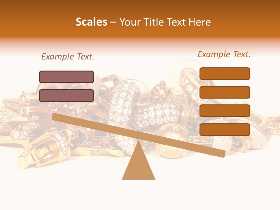 Pendant Metal Bijouterie PowerPoint Template