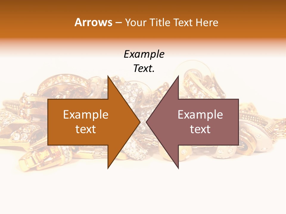 Pendant Metal Bijouterie PowerPoint Template