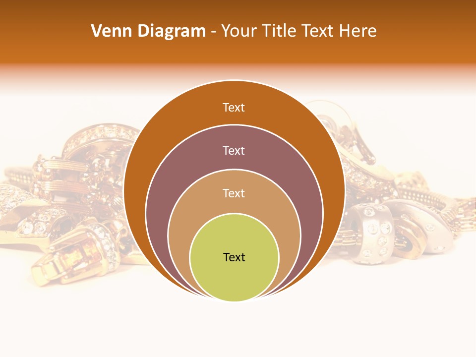 Pendant Metal Bijouterie PowerPoint Template