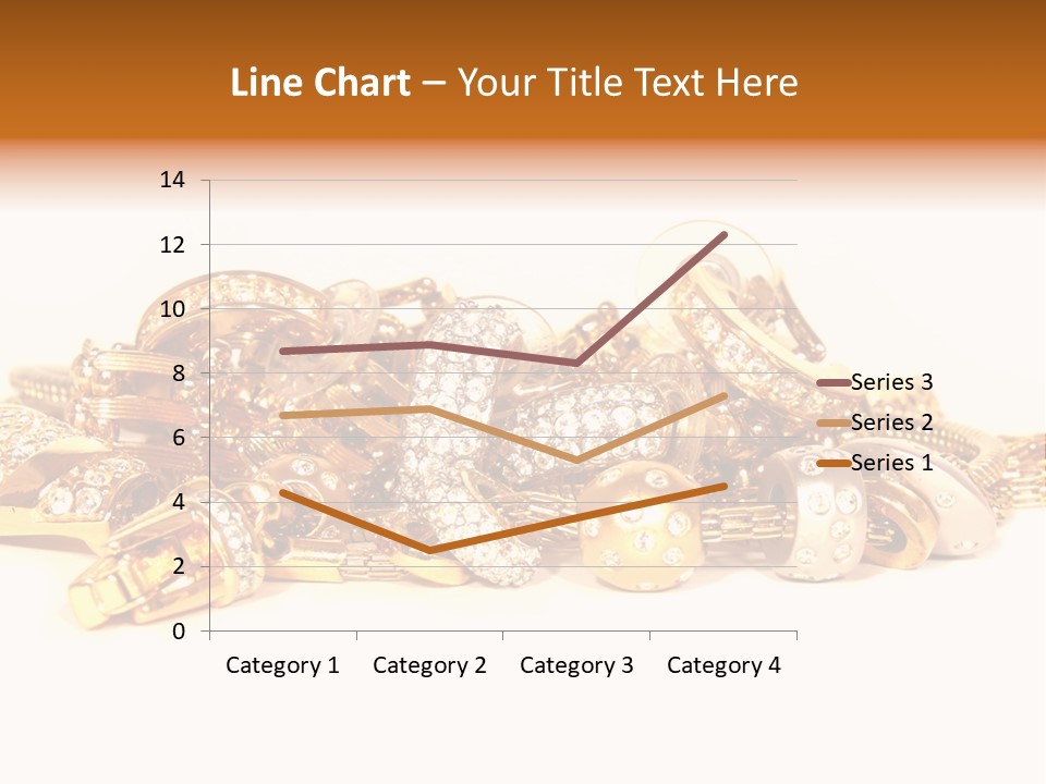 Pendant Metal Bijouterie PowerPoint Template