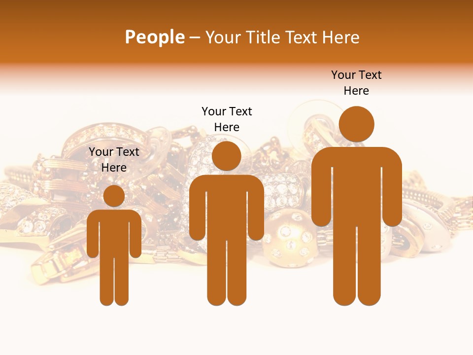 Pendant Metal Bijouterie PowerPoint Template