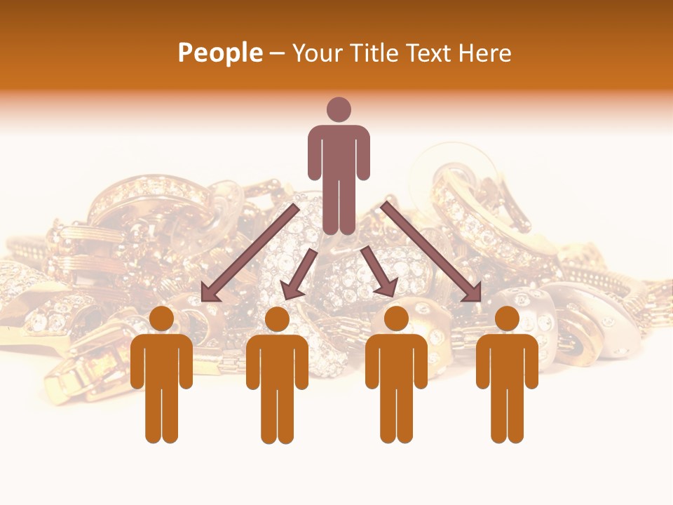 Pendant Metal Bijouterie PowerPoint Template