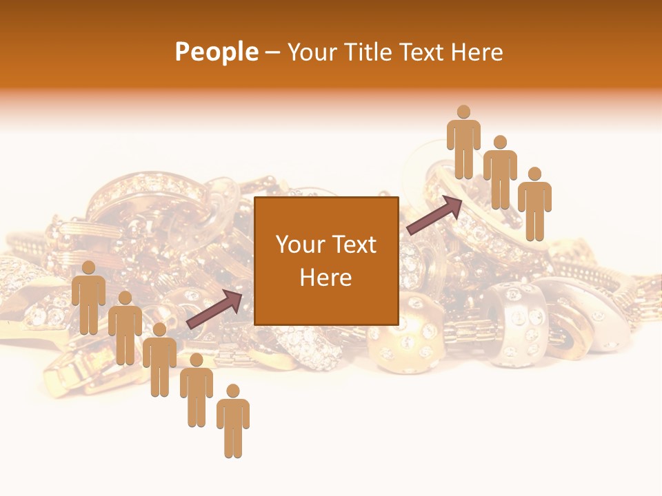 Pendant Metal Bijouterie PowerPoint Template