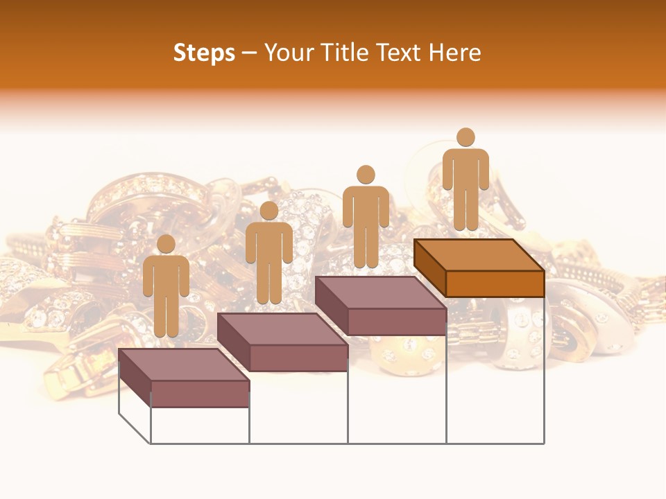 Pendant Metal Bijouterie PowerPoint Template