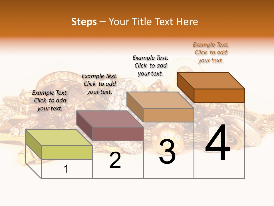 Pendant Metal Bijouterie PowerPoint Template