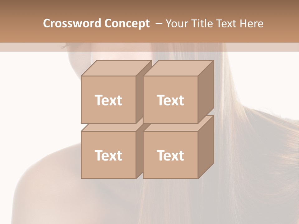 Care Closeup Pose PowerPoint Template