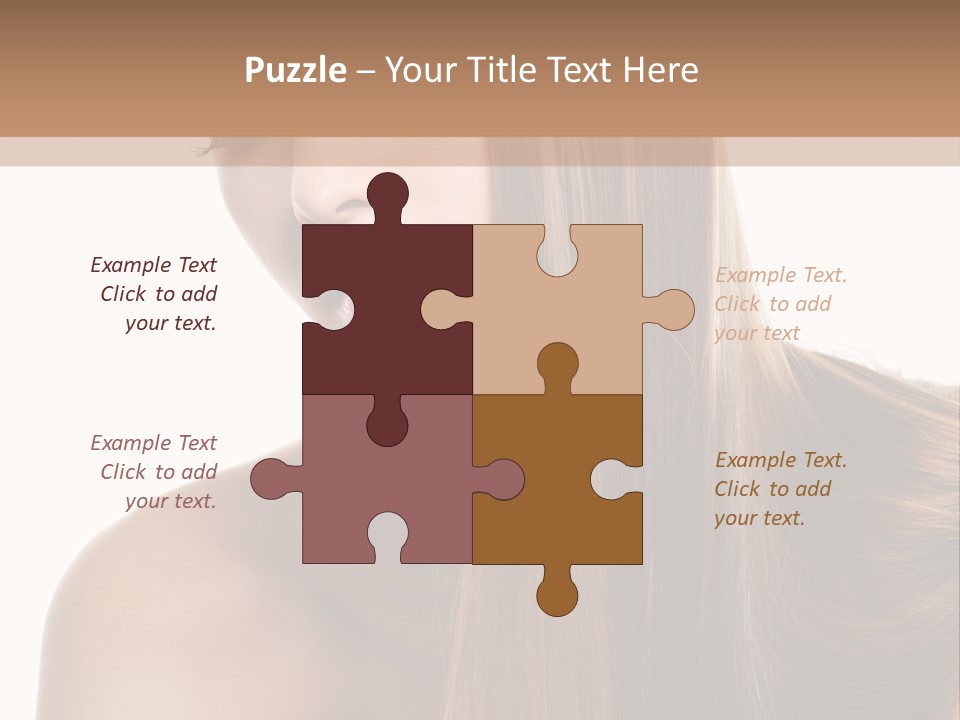 Care Closeup Pose PowerPoint Template