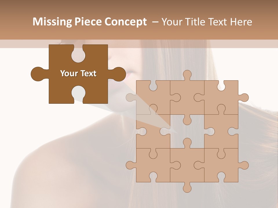 Care Closeup Pose PowerPoint Template