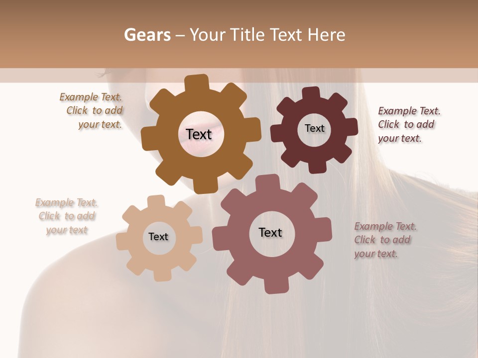 Care Closeup Pose PowerPoint Template