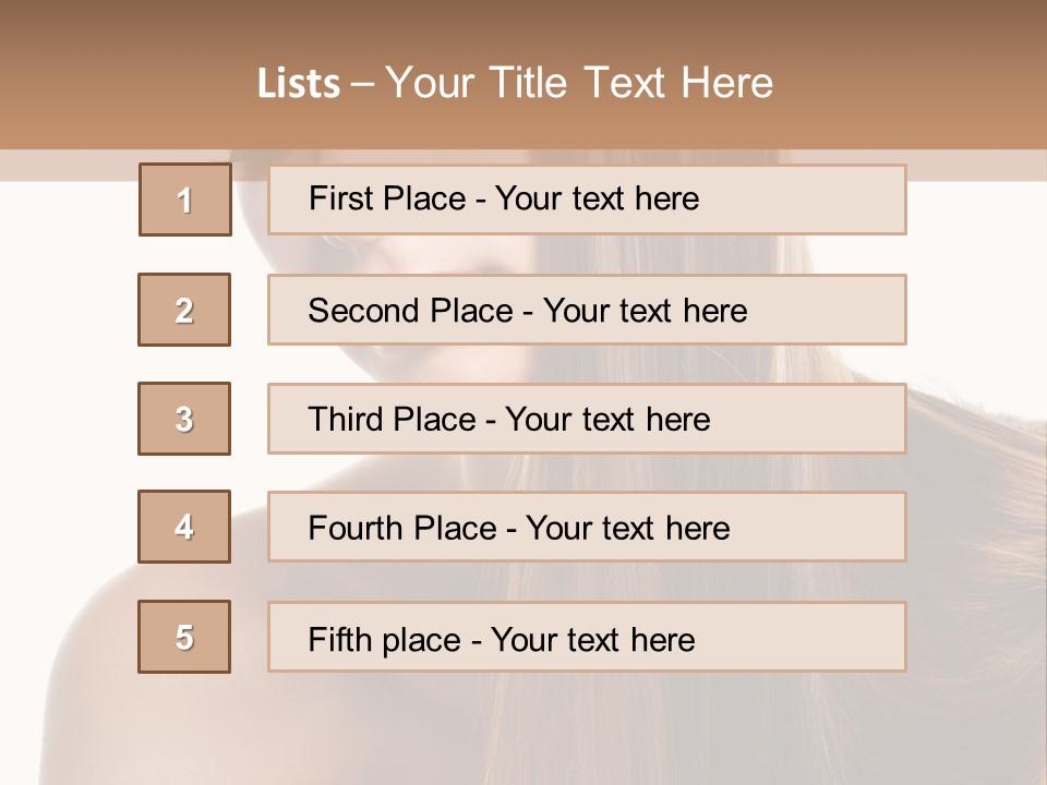Care Closeup Pose PowerPoint Template
