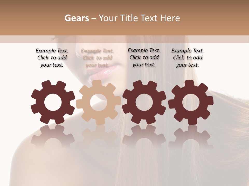 Care Closeup Pose PowerPoint Template