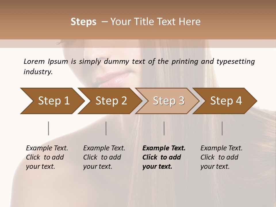 Care Closeup Pose PowerPoint Template
