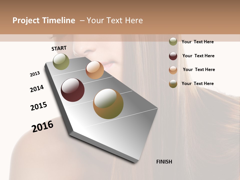 Care Closeup Pose PowerPoint Template