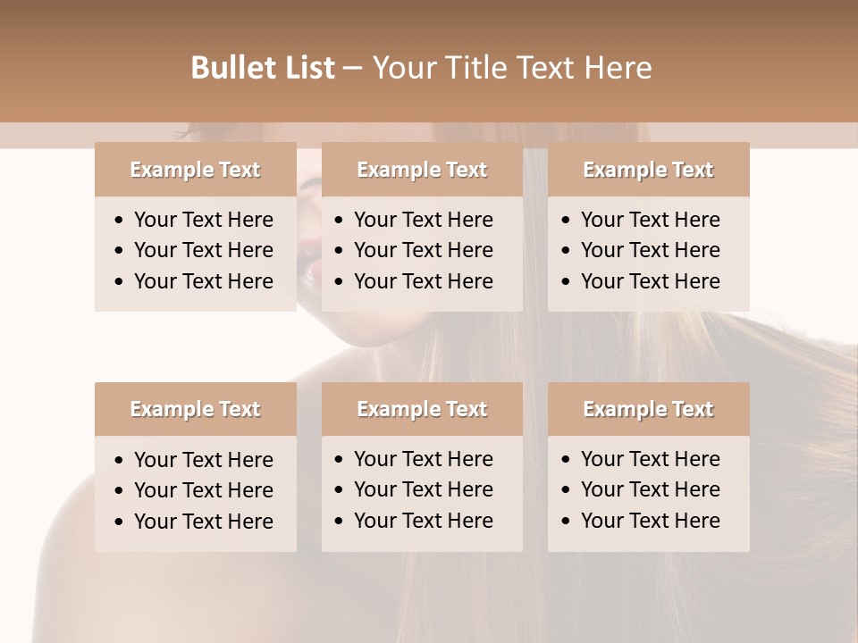 Care Closeup Pose PowerPoint Template