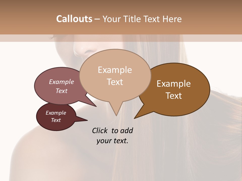 Care Closeup Pose PowerPoint Template