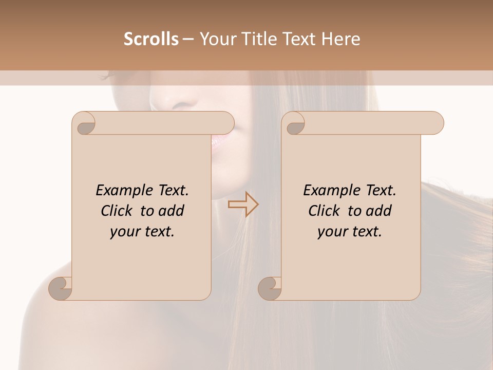 Care Closeup Pose PowerPoint Template