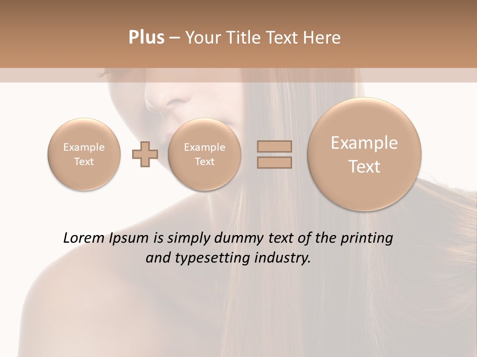 Care Closeup Pose PowerPoint Template