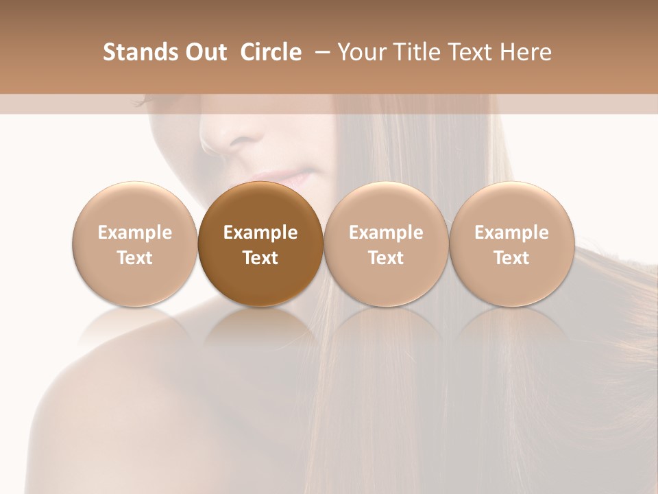 Care Closeup Pose PowerPoint Template