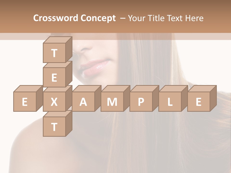 Care Closeup Pose PowerPoint Template