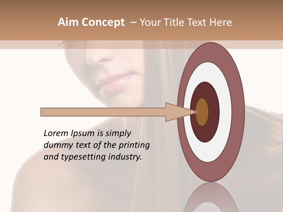 Care Closeup Pose PowerPoint Template