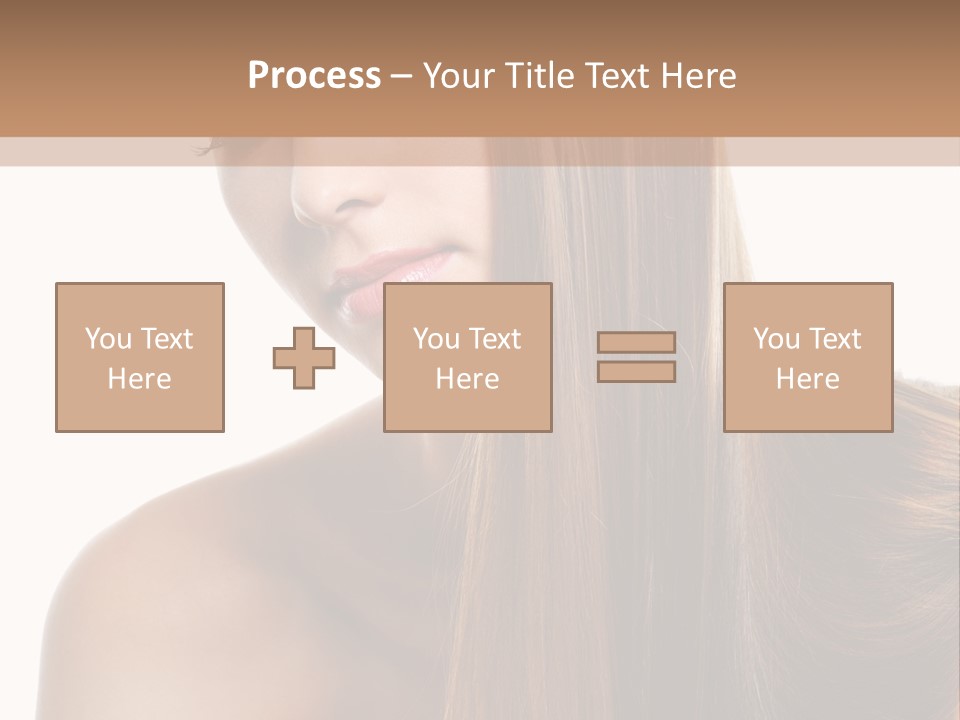 Care Closeup Pose PowerPoint Template