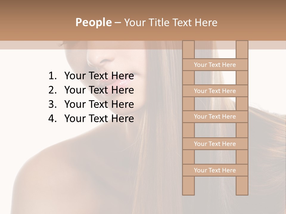 Care Closeup Pose PowerPoint Template